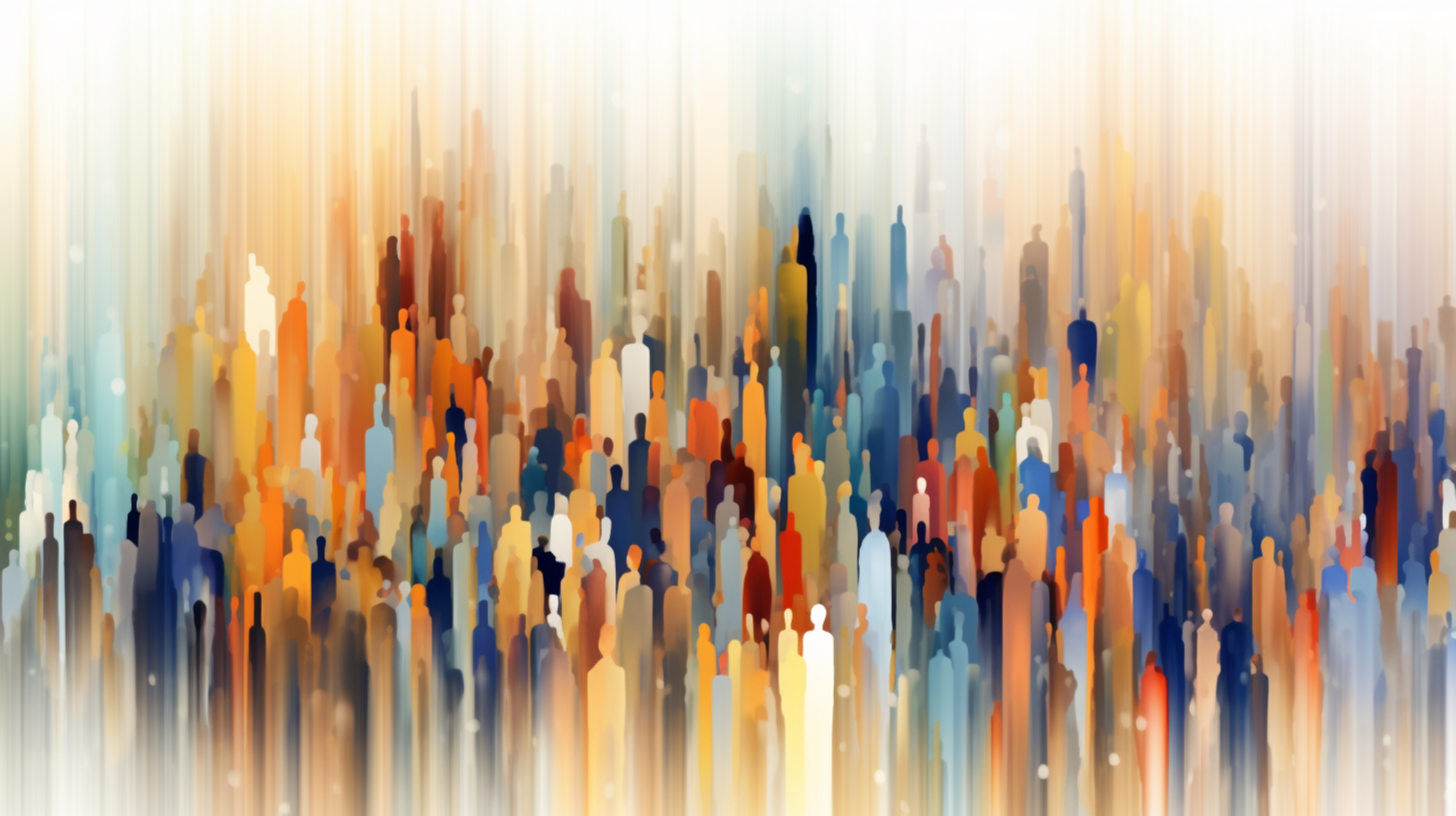 Abstract Image of a group of people